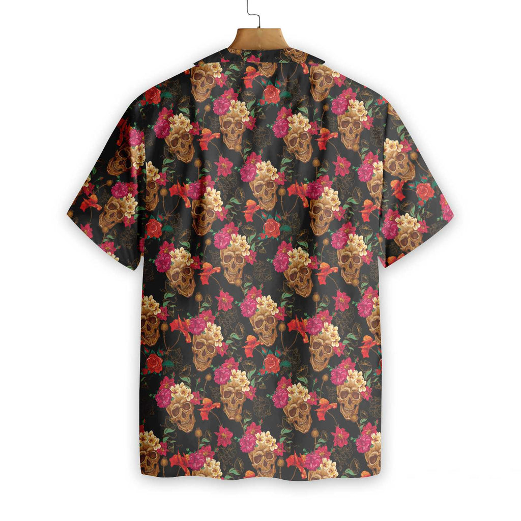 Blooming Skull Hawaiian Shirt