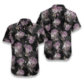 Unicorn Skull Flowers Hawaiian Shirt