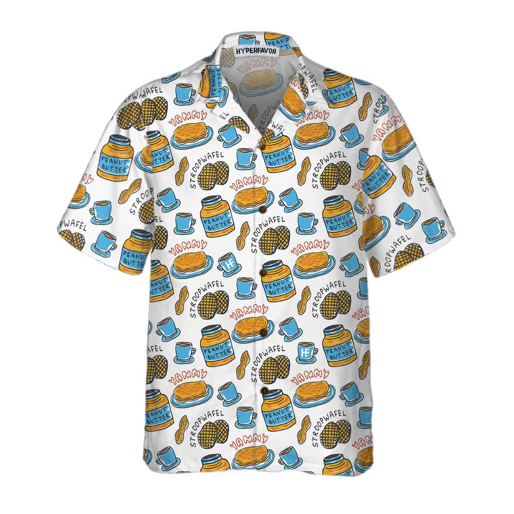 Yammy Peanut Butter Hawaiian Shirt, Funny Peanut Butter Shirt, Gift For Peanut Butter Lovers