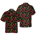 Skulls And Pineapples Seamless Pattern Hawaiian Shirt