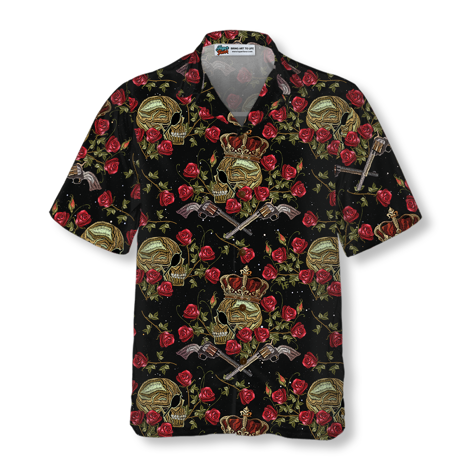 King Of Pirates In Crown Hawaiian Shirt