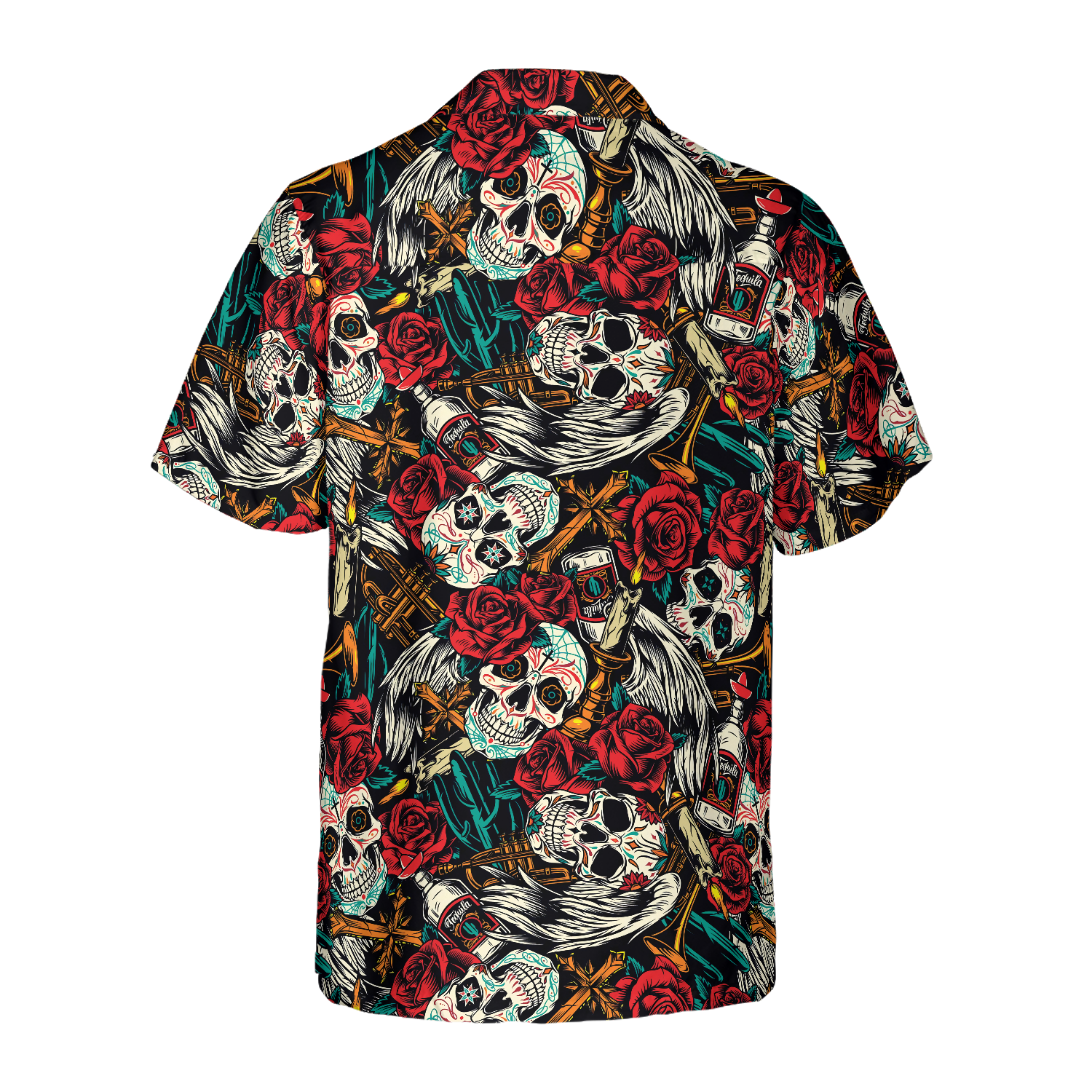 Day Of The Dead Skull Hawaiian Shirt, Best Skull Shirt For Men And Women