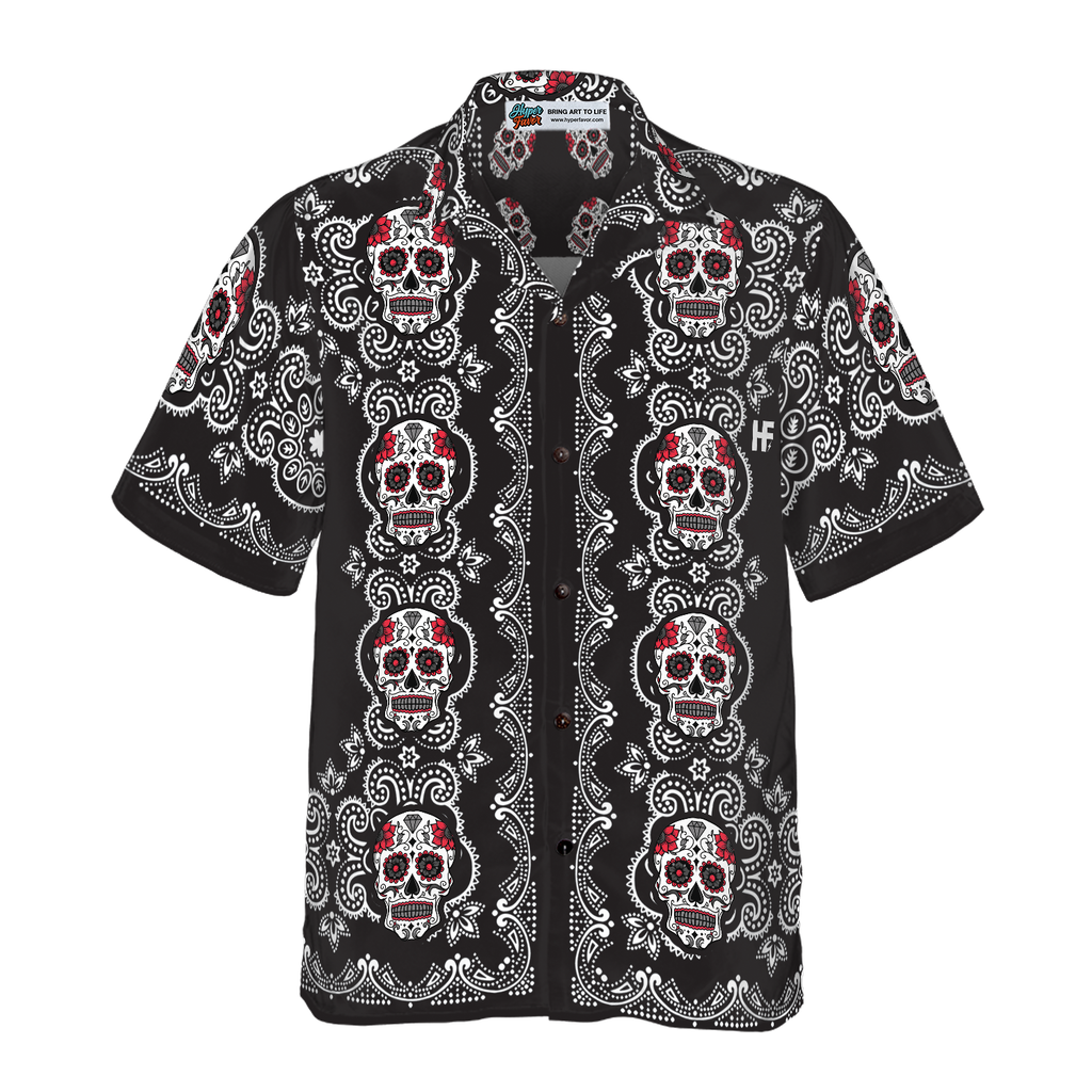 Sugar Skull Hawaiian Shirt