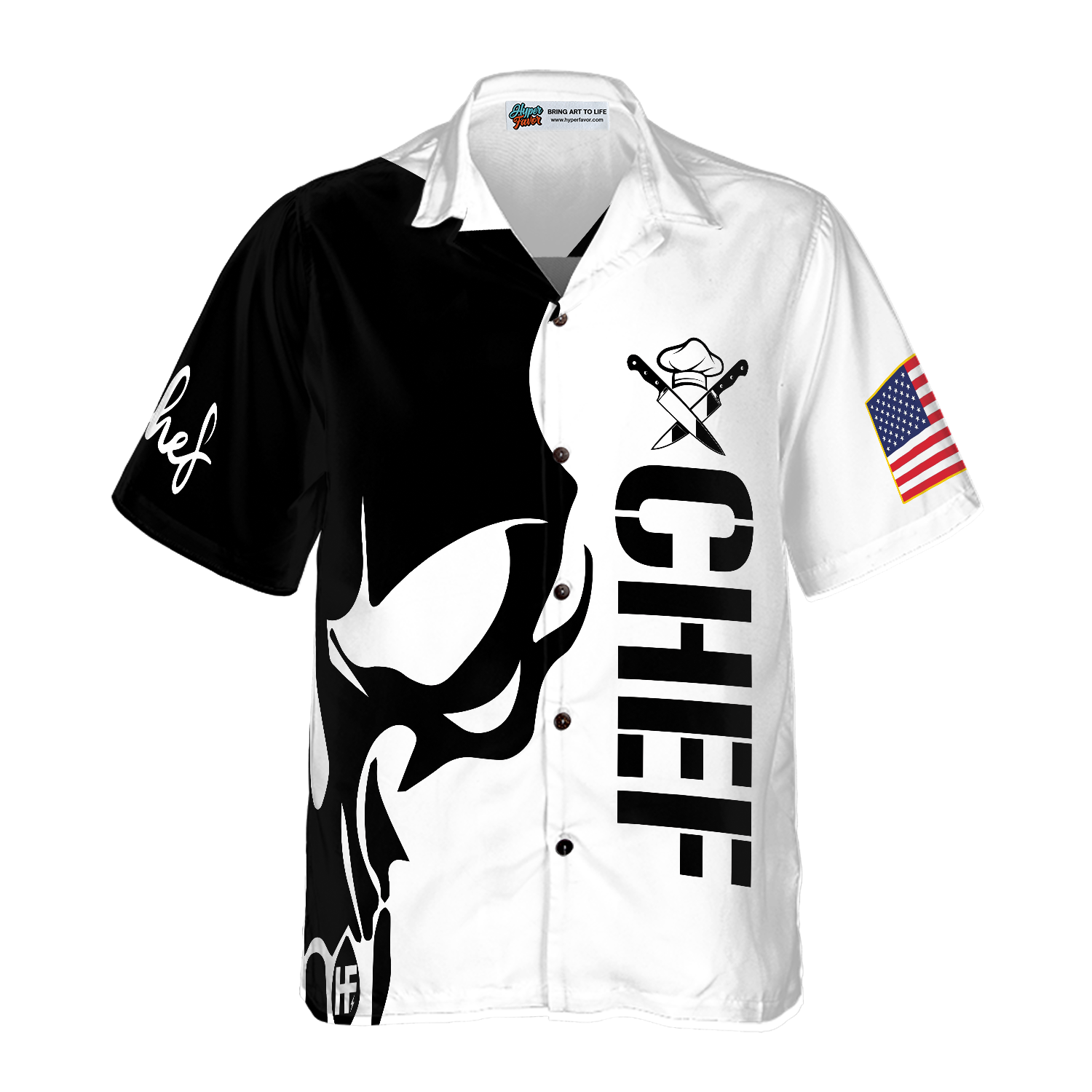 Skull Chef Hawaiian Shirt
