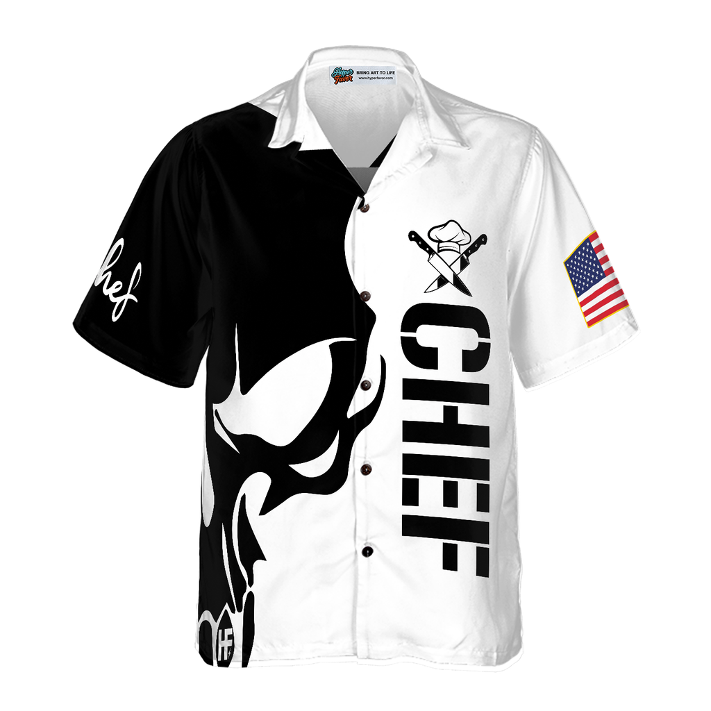 Skull Chef Hawaiian Shirt