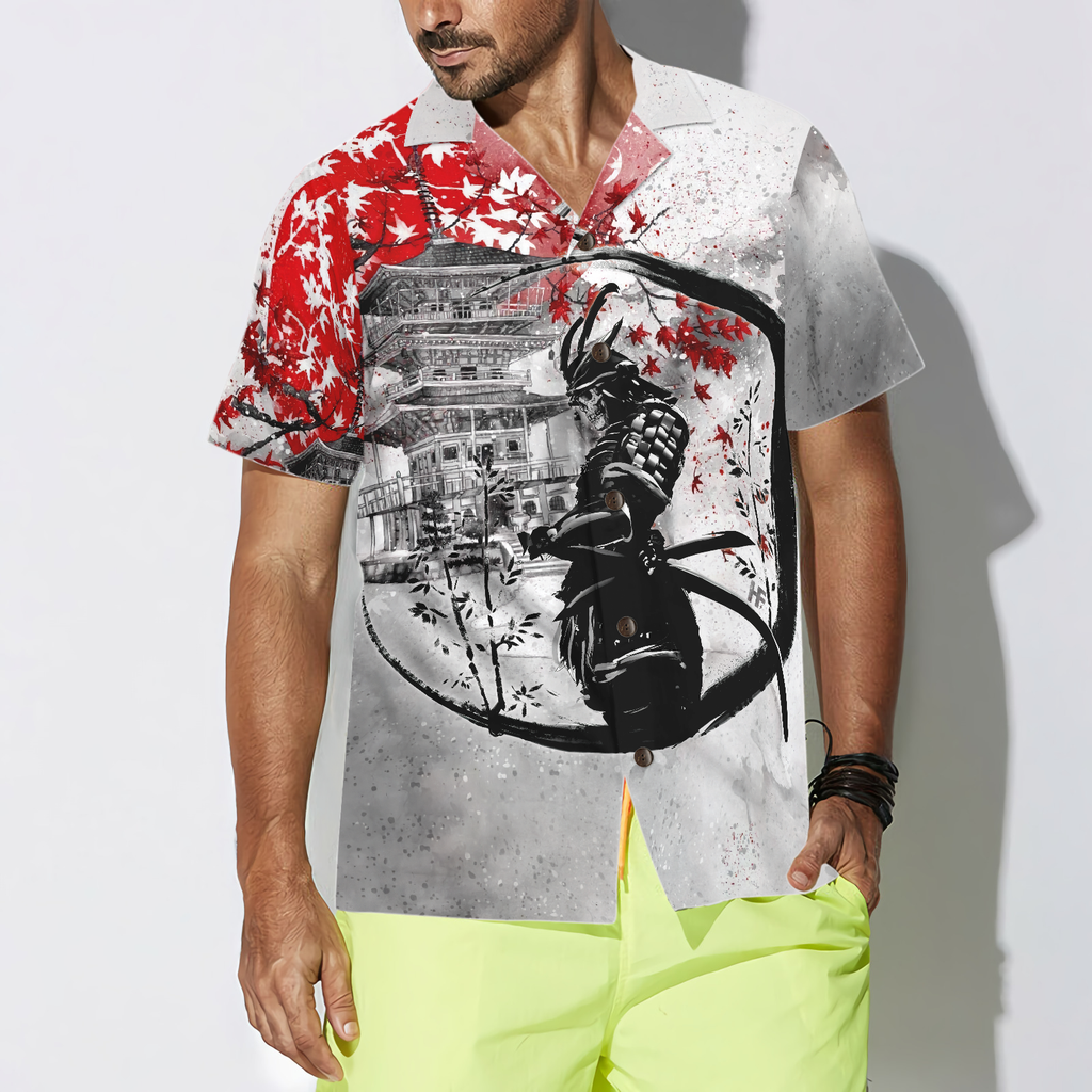 Samurai Skull Warrior Hawaiian Shirt