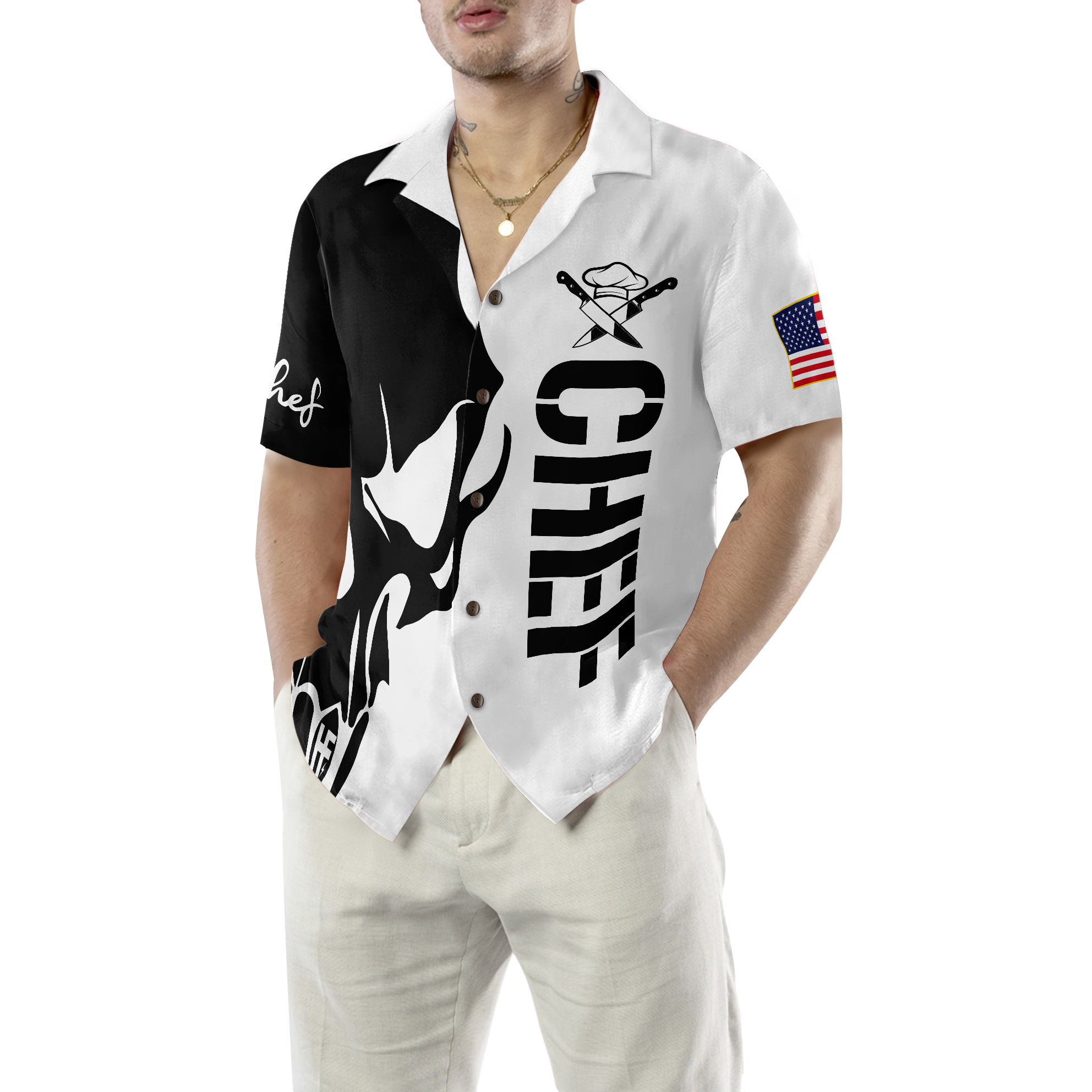 Skull Chef Hawaiian Shirt